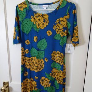 Hydrangea Floral Print Dress | LuLaRoe Julia
